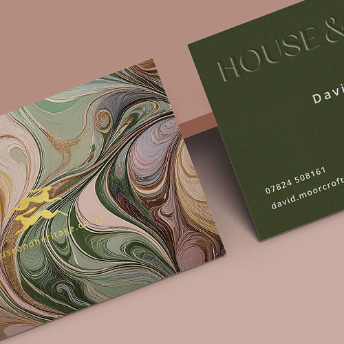 House & Heritage estate agency business card by Wild Agency